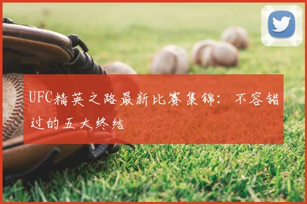 UFC精英之路最新比赛集锦：不容错过的五大终结