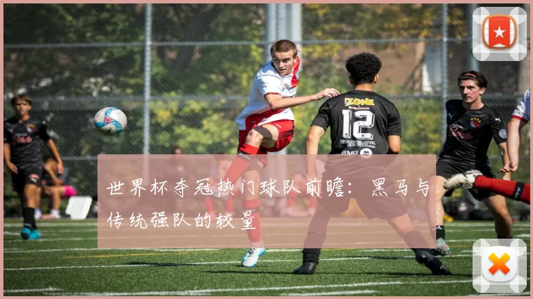 世界杯夺冠热门球队前瞻：黑马与传统强队的较量
